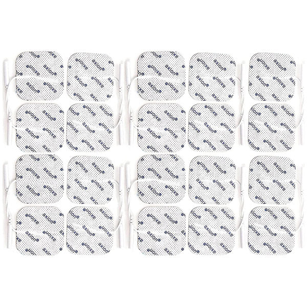 Elektroden, 5x5 cm - 20 Stück - passend zu axion, Prorelax, Promed, Auvon - 2mm Steckanschluss - Image 2