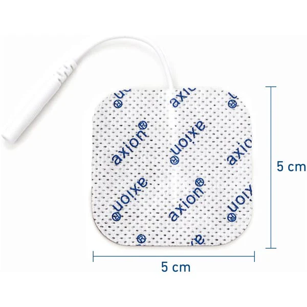 Elektroden, 5x5 cm - passend zu Prorelax, Promed, auvon - 4 Stück - 2mm Steckanschluss - Image 3