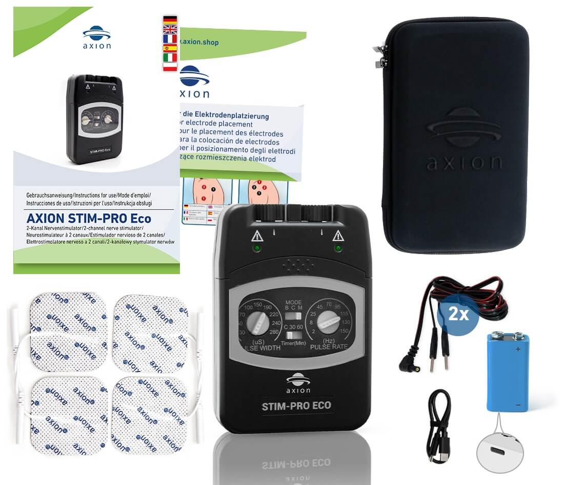 STIM-PRO Eco Akku-Bundle inklusive 9V Akku und Nacken Elektrode - Image 2